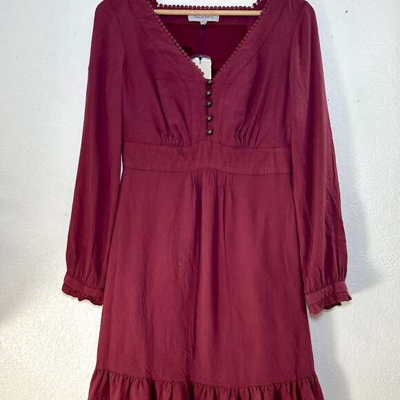 CREPE BUTTON DETAIL DRESS from PEPPERBERRY by BRAVISSIMO NWT - Picture 5 of 8
